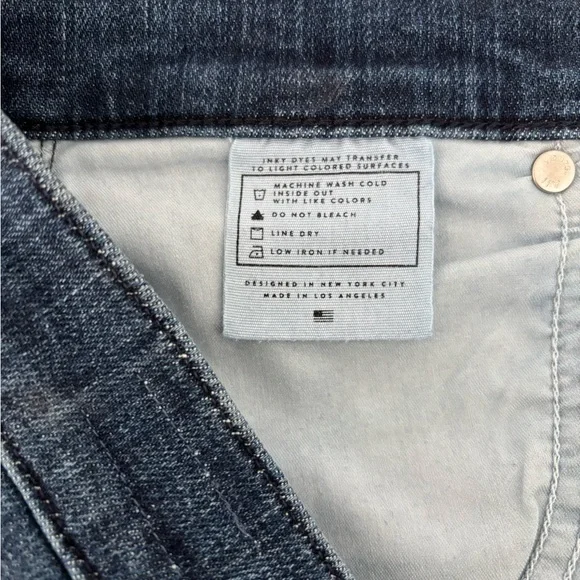 EUC AYR The Pop Jeans Size 34L High Rise Straight Denim - Picture 4 of 7